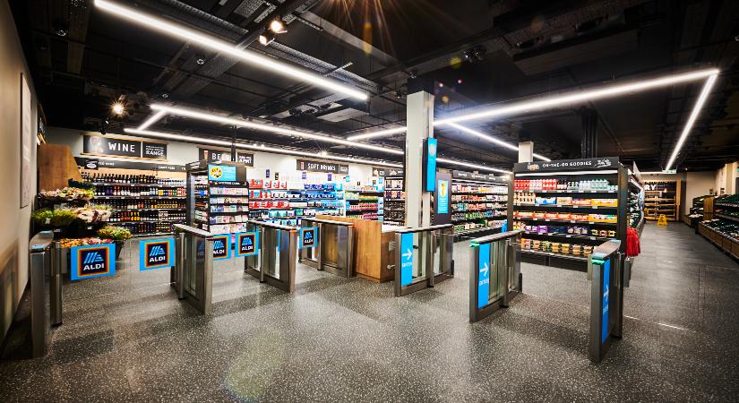 Leállította londoni kasszanélküli üzletének tesztidőszakát Aldi