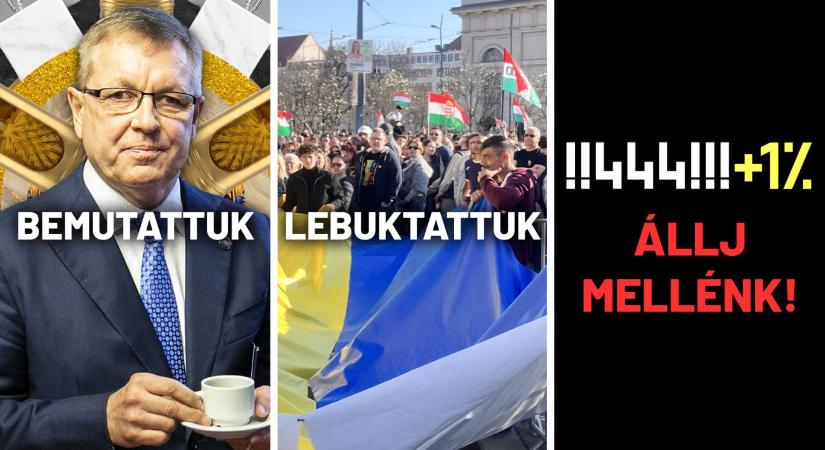 Hamis zászlótól Matolcsyék harmincmilliós vécéjéig – ha fontos neked a munkánk, 1 százalékkal segíthetsz!