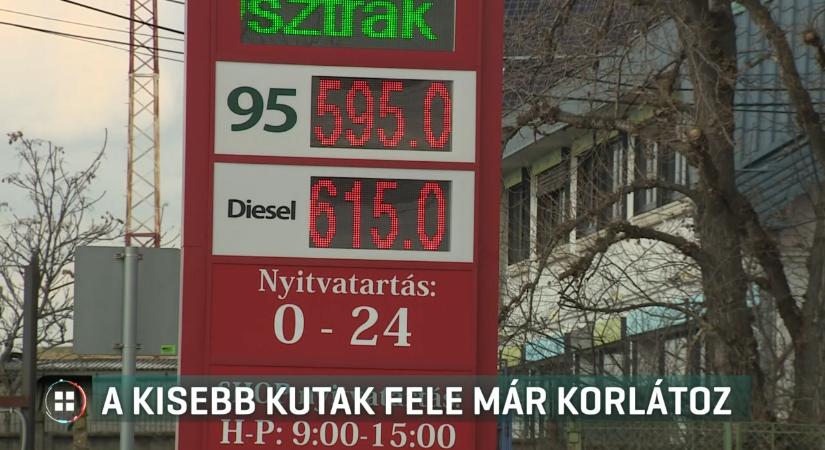 Egyre több kis benzinkút korlátozza a tankolható üzemanyag mennyiségét