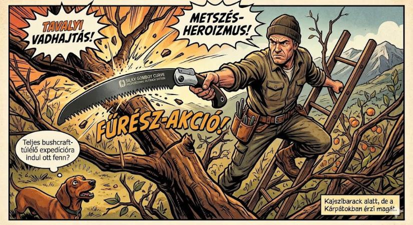 Silky Gomboy Curve Outback Edition: a kerti fűrész, amelyik úgy néz ki, mintha expedícióra menne, de a kajszifánál is nagyon otthon van