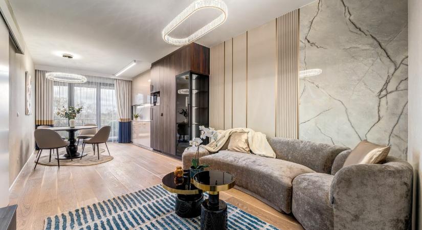 Természetes elegancia prémium kivitelben: így rendezték be a Danubio egyik 66 m2-es lakását