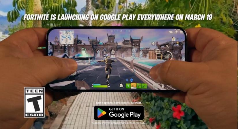 A Fortnite öt és fél év elteltével visszatért a Google Play Áruházba