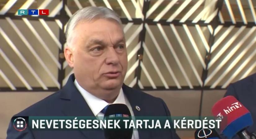 Orbán Viktor: Nincs mit vizsgálni a Tisza menetén történt ukrán zászlós provokáción