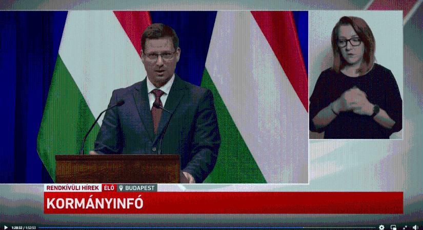 Magyar Péter szerint Gulyás kijelentésével összeomlott a kormány békepropagandája