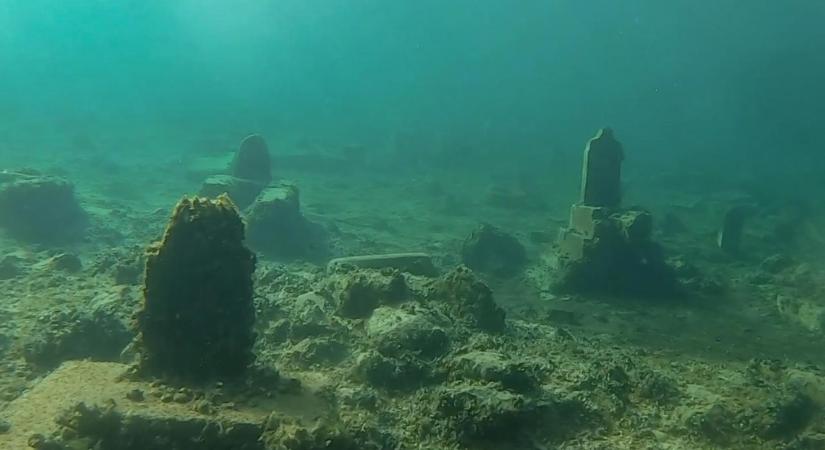 Kelet-Törökországban mintegy 2400 éves történelmi építményeket találtak a víz alatt