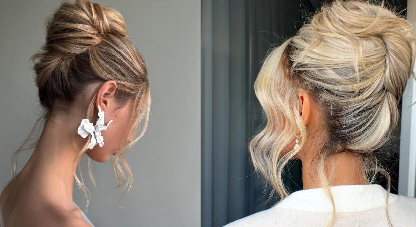 Ezzel a francia csavarral könnyedén készíthetsz rövid hajból is kontyot