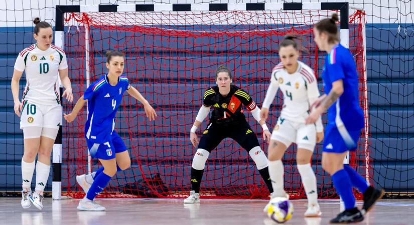 Kilencgólos vereséget szenvedett az olaszoktól a női futsalválogatott