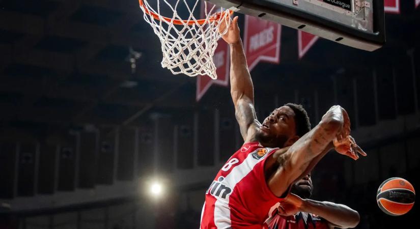 Férfi kosárlabda Euroliga: őrzi második helyét az Olympiakosz; a Hapoel Tel-Aviv is menetel