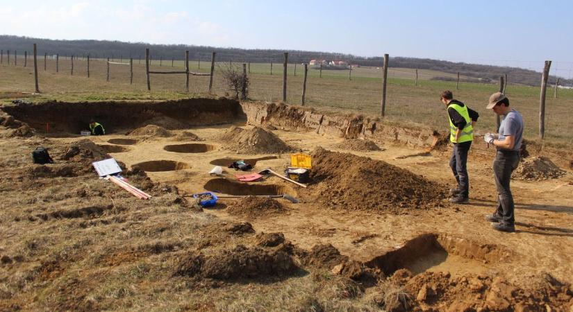 Több ezer éves leletek kerültek elő Nemesvámos határából