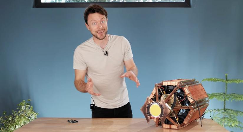 Egy youtuber csinált egy mesterséges Napot, aminek a hűtése lett az igazán nagy bravúr