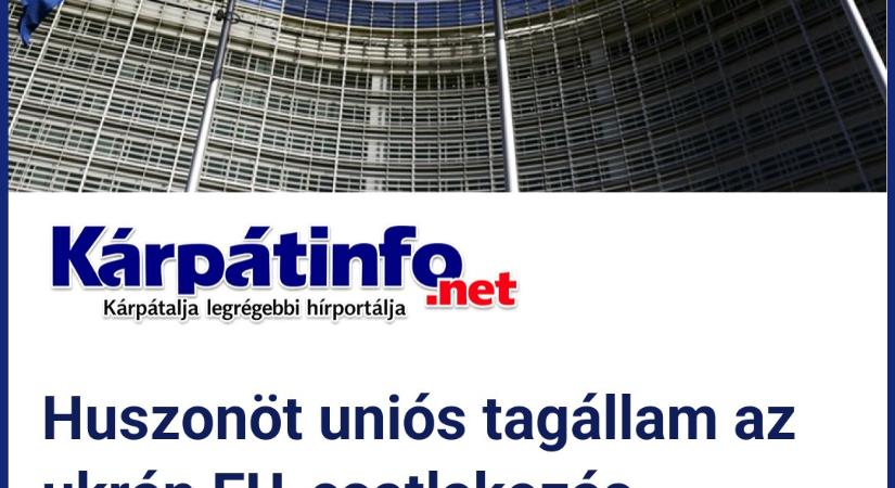 Huszonöt uniós tagállam az ukrán EU-csatlakozás felgyorsítását és a 90 milliárd eurós hitel folyósítását sürgette Brüsszelben