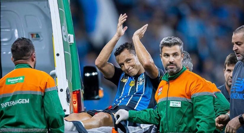 Sokkoló felvétel – elképzelhetetlen szögben állt a Grêmio-játékos lába