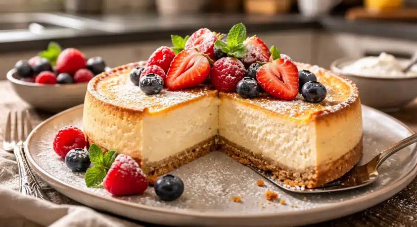 Teljesen cukormentes és senki sem fogja észrevenni: Próbáld ki ezt a krémes sajttortát!