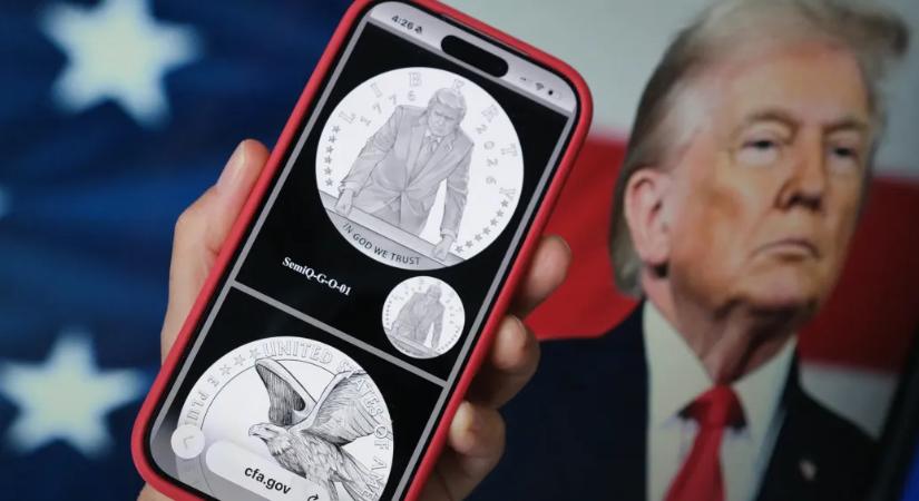 24 karátos, Trumpot ábrázoló emlékérmére bólintott rá az USA képzőművészeti bizottsága