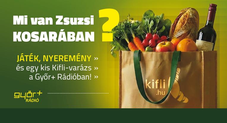 „Mi van Zsuzsi kosarában?” – Játék, nyeremény és egy kis Kifli-varázs Győrben