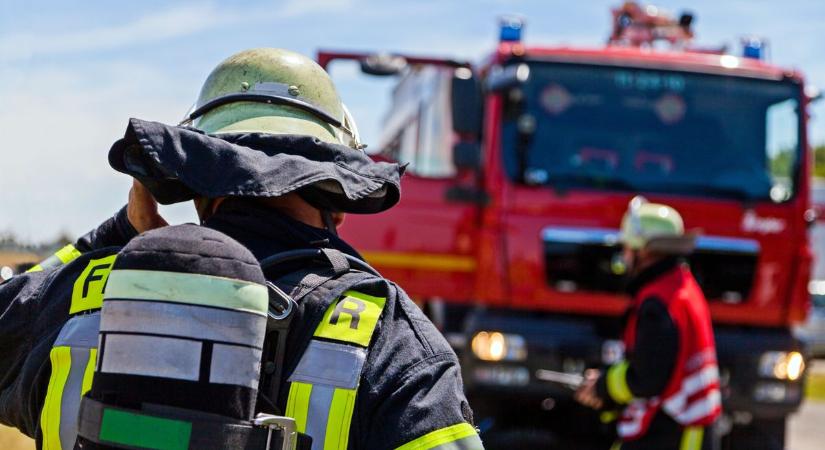 Kigyulladt egy személygépkocsi Zalában