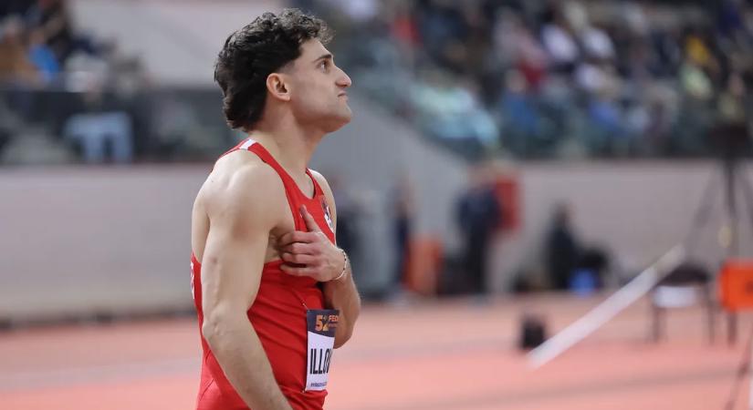 Illovszky Dominik 2025 után ismét elődöntős a fedett pályás vb-n