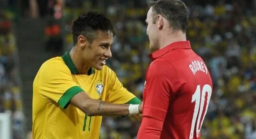 Rooney nekiment Neymarnak, óriási vita lett belőle