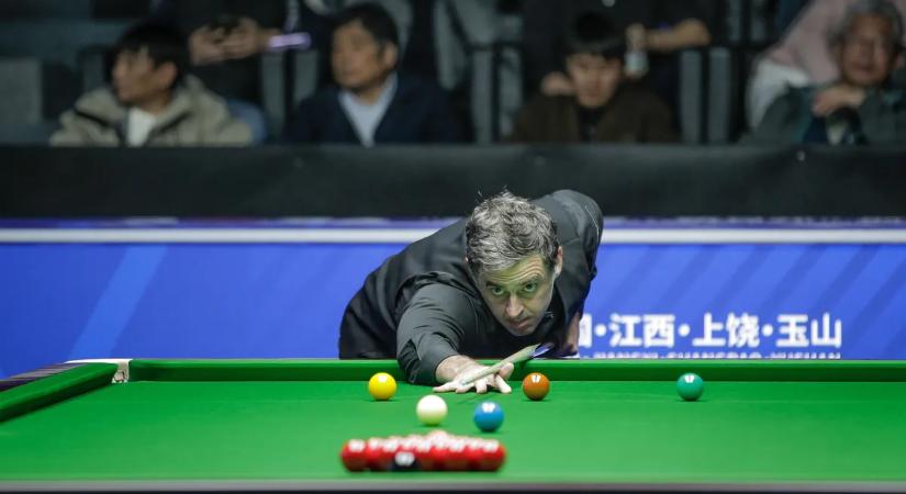 Sznúker: Ronnie O'Sullivan világcsúcsot jelentő bréket lökött Kínában