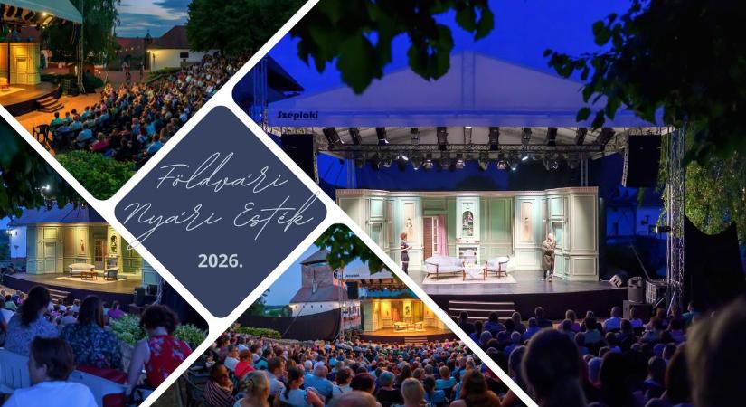 Földvári Nyári Esték – ismert színészekkel érkeznek az idei előadások