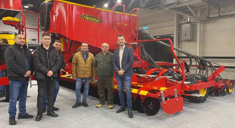 Új Spirit gabonavetőgép: csíraalapú vetés Dunapatajon