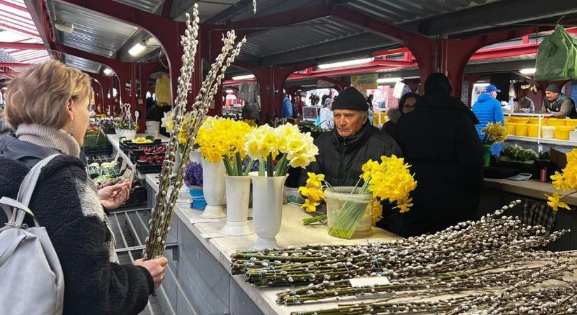 Visszafogottabb a forgalom a helyi piacon (galériával, videóval)