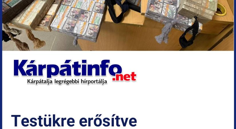 Testükre erősítve csempészték a cigarettát – lebukott három nő a Tisza határátkelőn