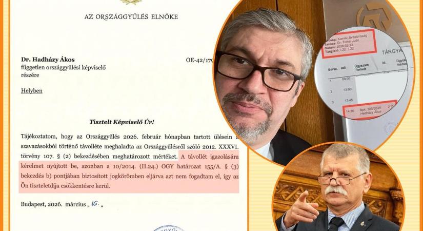Kövér László számára egy bírósági idézés nem indok: újabb milliókra büntette Hadházyt