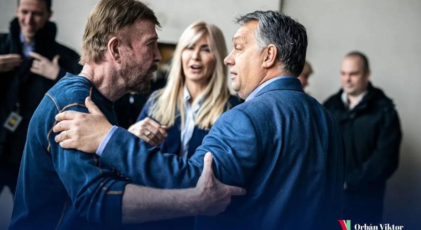 "Barátok mindörökké" - Így búcsúzott Chuck Norristól Orbán Viktor