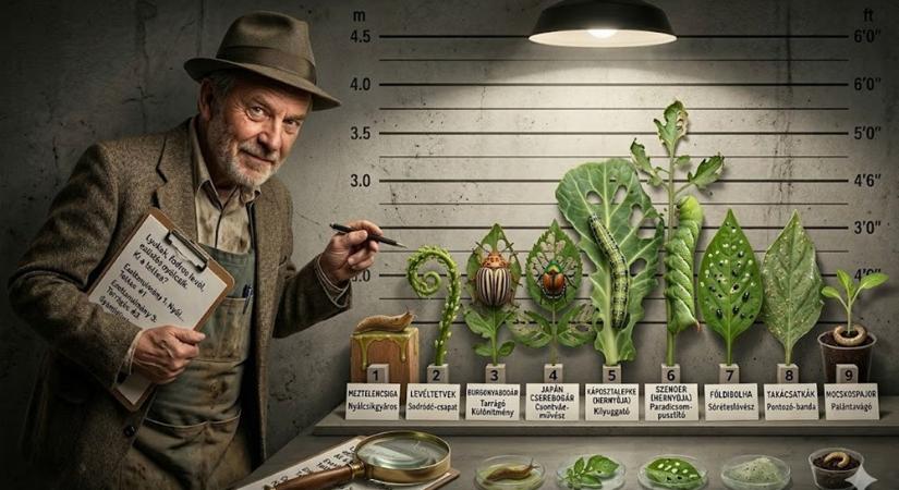 Lyuk, fodros levél, ezüstös nyálcsík: így olvasd a növényeidet, mielőtt a kártevők teljesen átrendezik a kertet