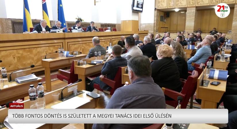 Aktuális (2026.03.20) - Több fontos döntés is született a megyei tanács idei első ülésén (videó)