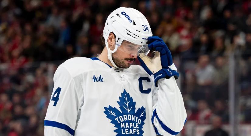 NHL: térdműtéten esett át a Toronto olimpiai bajnok sztárja