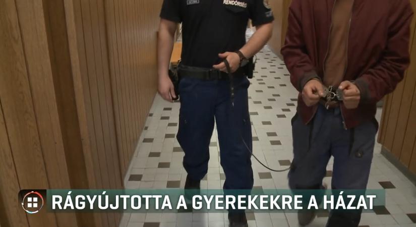 Négy gyerekre és az anyjukra gyújtotta a házat – letartóztatták a borsodi gyújtogatót