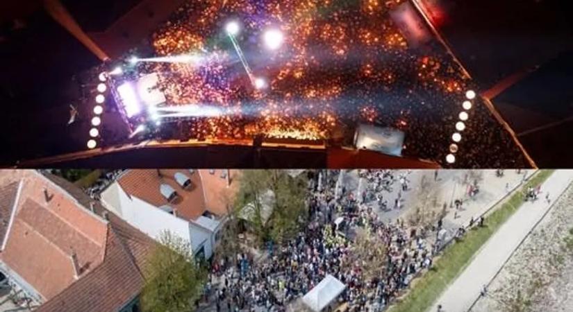 Ez durva! Szégyen mennyivel kevesebben voltak a Tisza gyűlésén Szentendrén