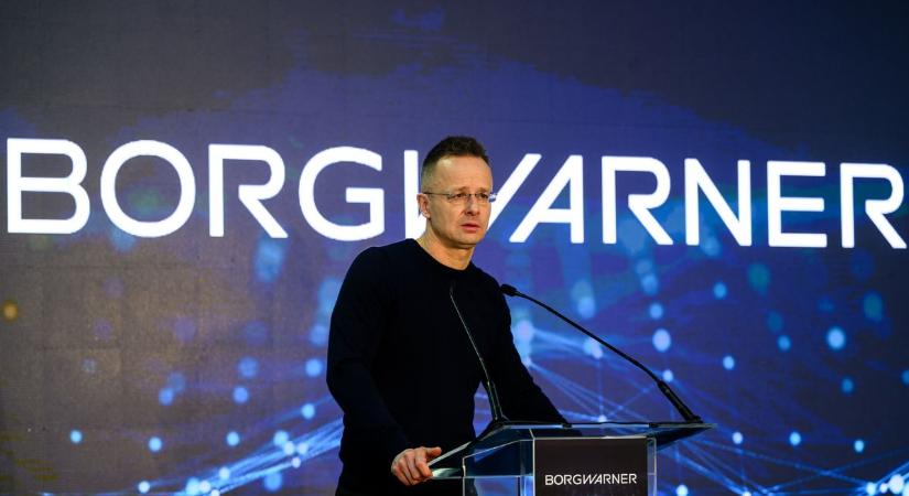 Szijjártó Péter: az amerikai BorgWarner 24 milliárd forintos beruházást hajtott végre Oroszlányban