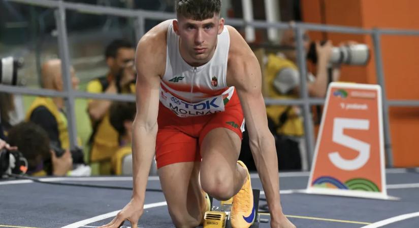 Döntőben fut Molnár Attila a fedettpályás vb-n