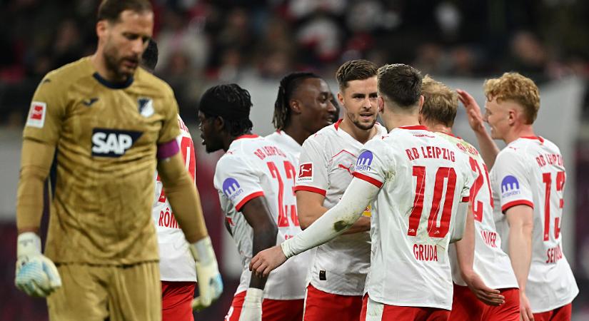 Bundesliga: csúnyán kiütötte közvetlen riválisát a RB Leipzig – videóval