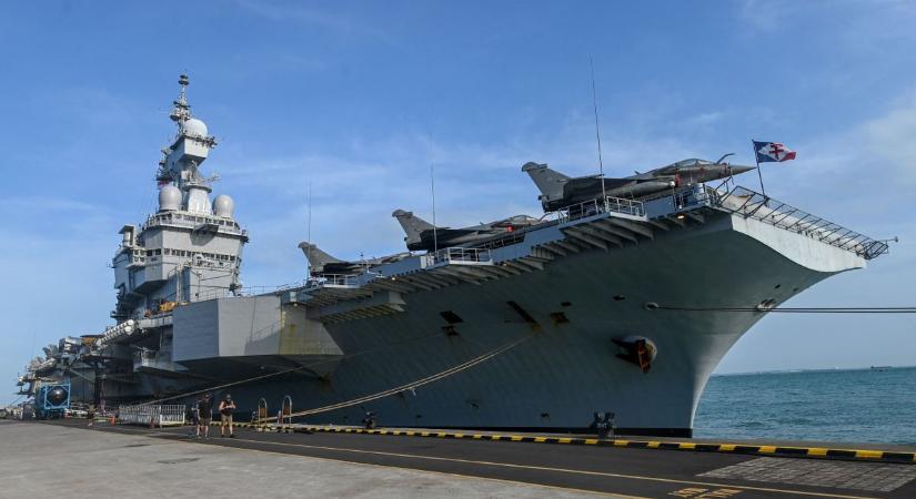 Fitneszalkalmazás buktatta le a Charles de Gaulle repülőgép-hordozó helyzetét