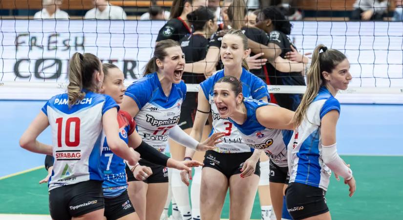 Bombameglepetés: a Fatum Nyíregyháza legyőzte a Vasast a női röplabda Magyar Kupa elődöntőjében