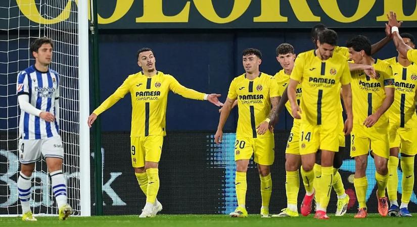 A Villarreal fellépett a dobogóra