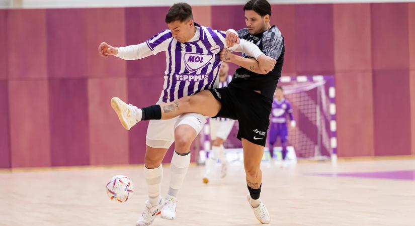 Rangadón aratott győzelemmel javított a Veszprém a futsal NB I rájátszásában
