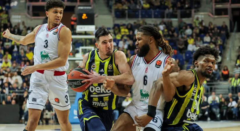 Férfi kosárlabda Euroliga: két vereség után újra nyert az éllovas Fenerbahce