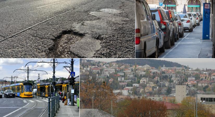 Nincs gazdája Budapestnek? – Lesújtó kutatási eredmények: kátyúk, dugók és elvándorlás sújtja a fővárost