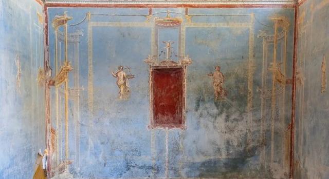 A kék falai árulták el, melyik Pompeii leggazdagabb háza