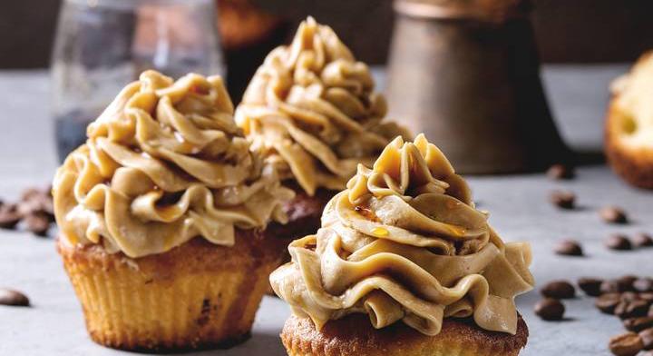 Puha muffin kávés vajkrémmel: csodaszép és nagyon finom