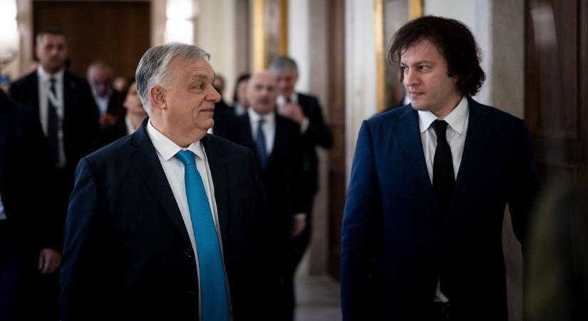 Orbán Viktor Georgia miniszterelnökével tárgyalt