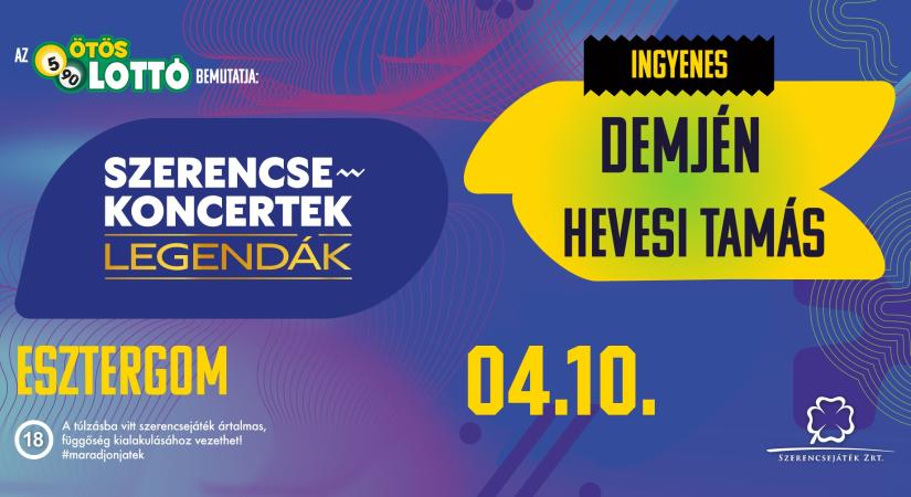 Demjén Ferenc és Hevesi Tamás lép fel Esztergomban